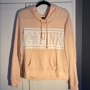 PINK Victoria Secret, peach hoodie.
